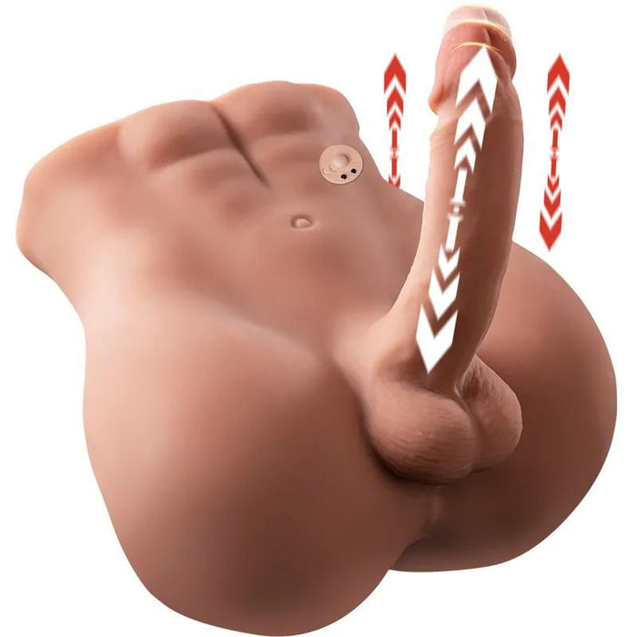 Bartlett 5kg USB Auto Thrusting 15cm Male Cock and Ass, Flesh