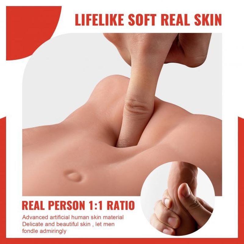 Bartlett 5kg USB Auto Thrusting 15cm Male Cock and Ass, Flesh