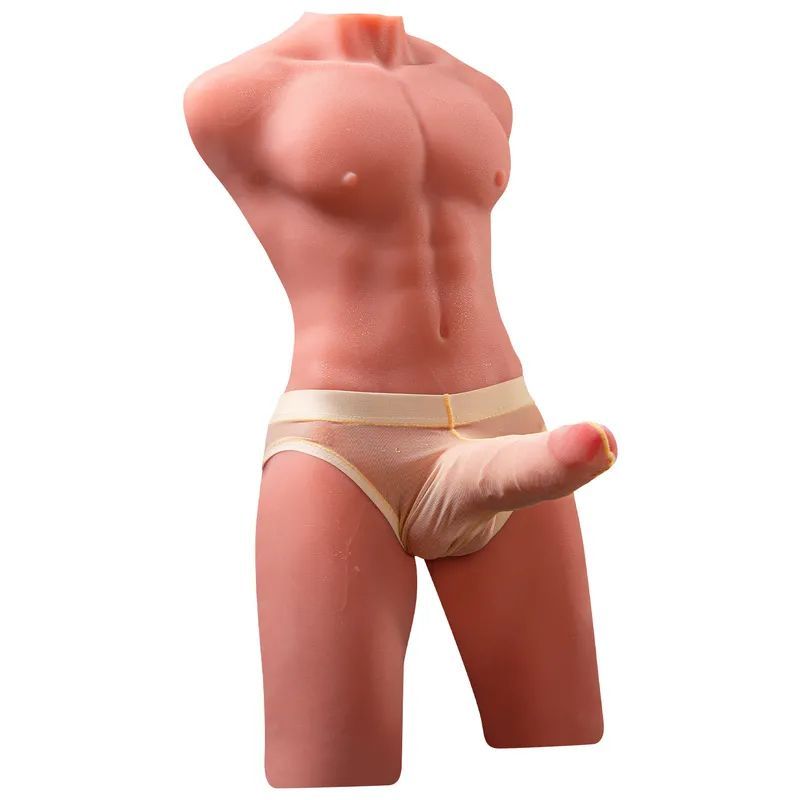 Jason 8kg USB Auto Thrusting 17cm Cock and Ass Male Torso, Flesh