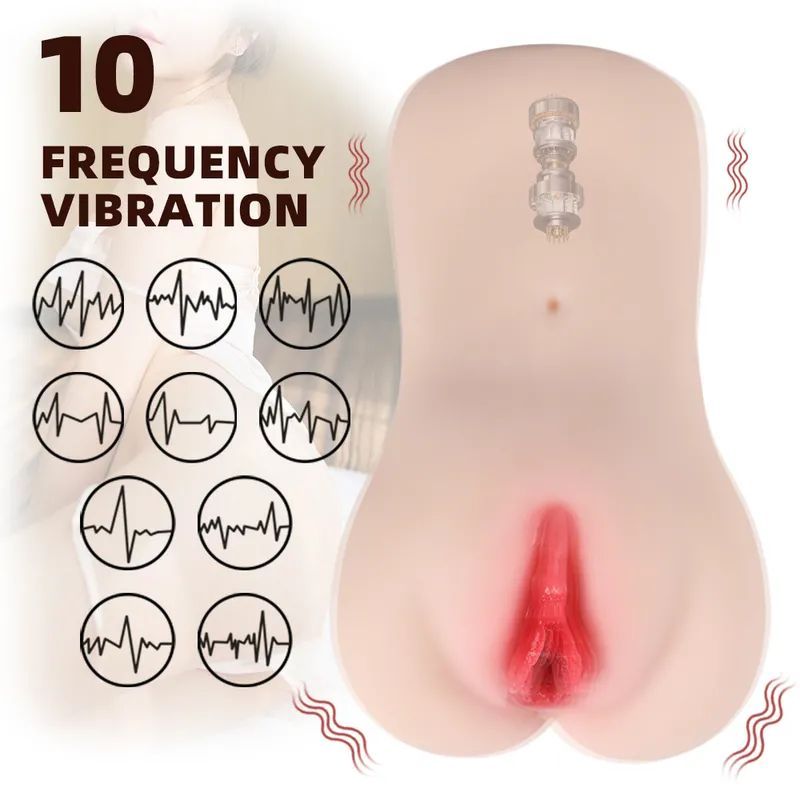 Eden Vibrating Vaginal Masturbator, Flesh