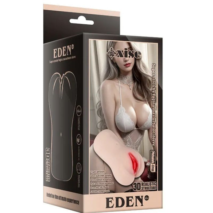 Eden Vibrating Vaginal Masturbator, Flesh