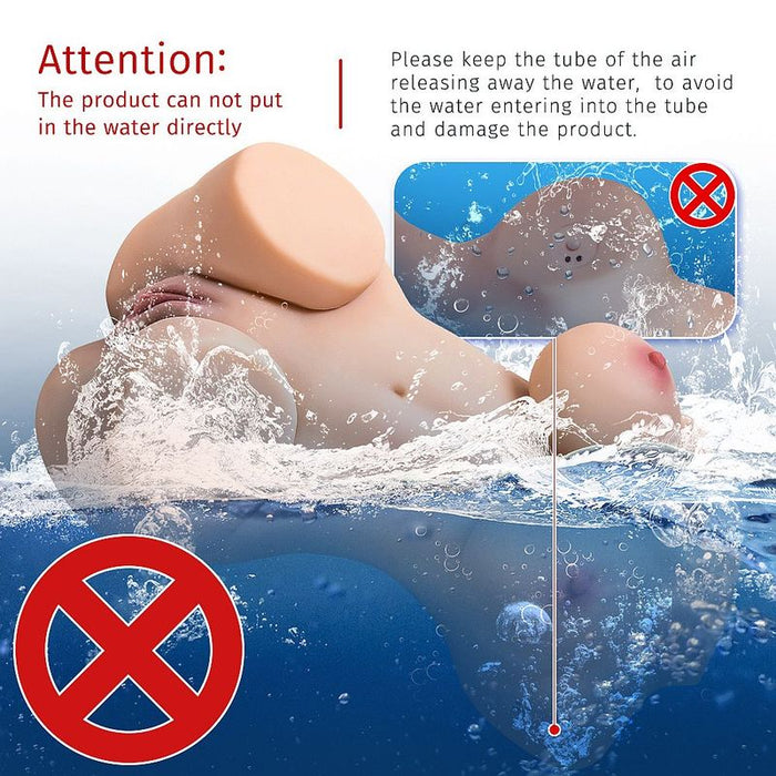 Wendy 6kg Remote Control Pussy And Ass Female Torso, Flesh