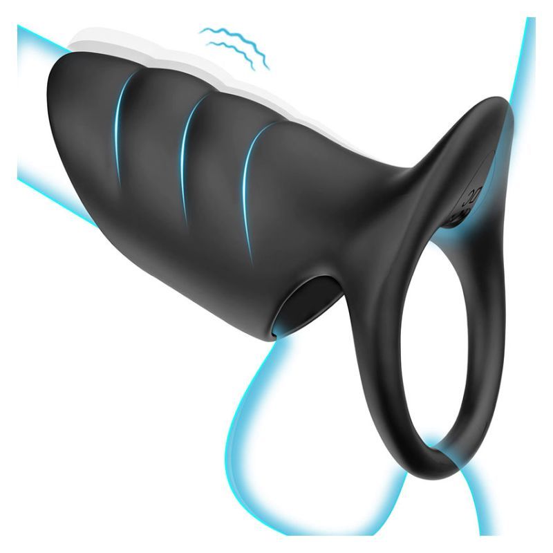 Daytona Surge Vibrating Penis Sleeve Cock Ring, Black