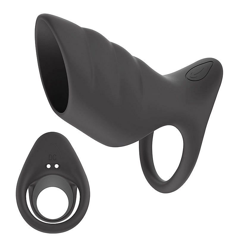 Daytona Surge Vibrating Penis Sleeve Cock Ring, Black