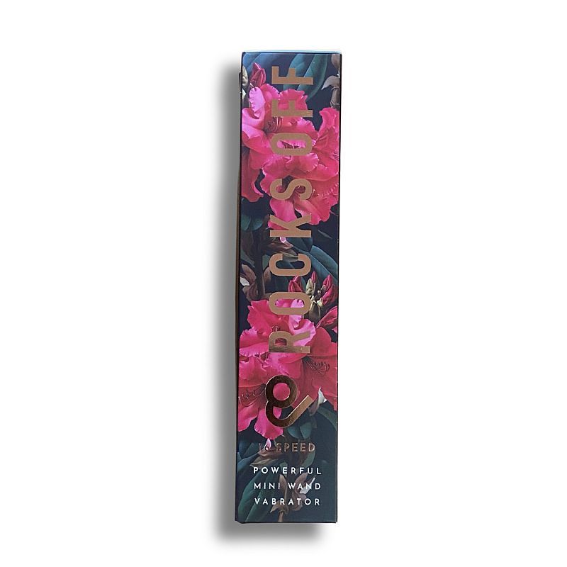 Rocks Off Rechargeable Mini Wand, Azalea Red