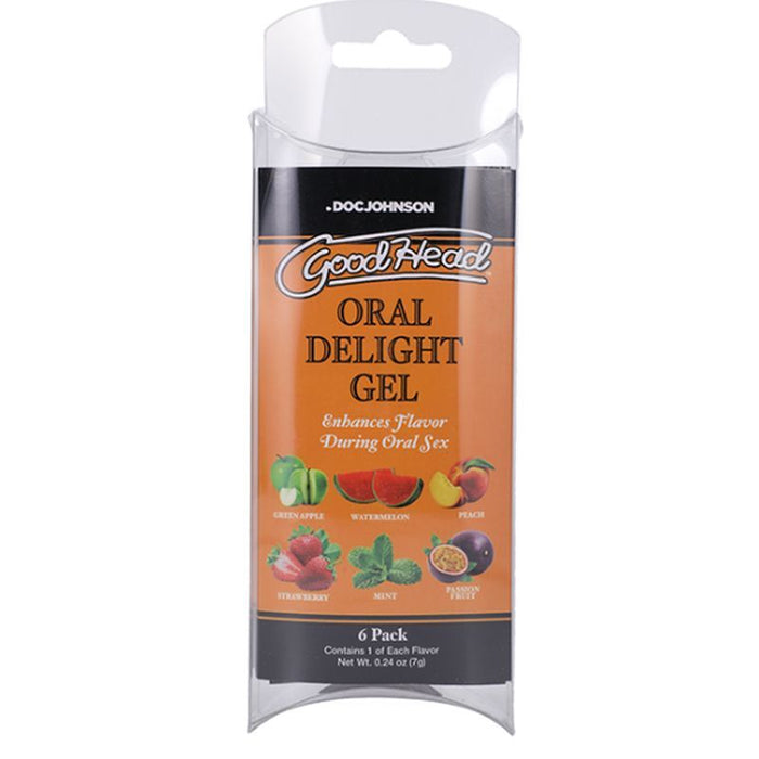 GoodHead Oral Delight Gel, 6-Pack, Fruity