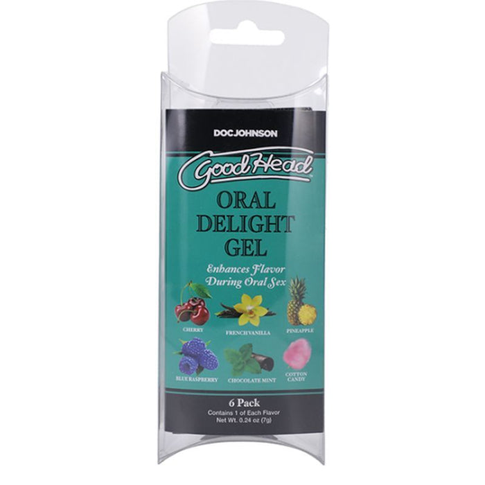 GoodHead Oral Delight Gel, 6-Pack, Sweet