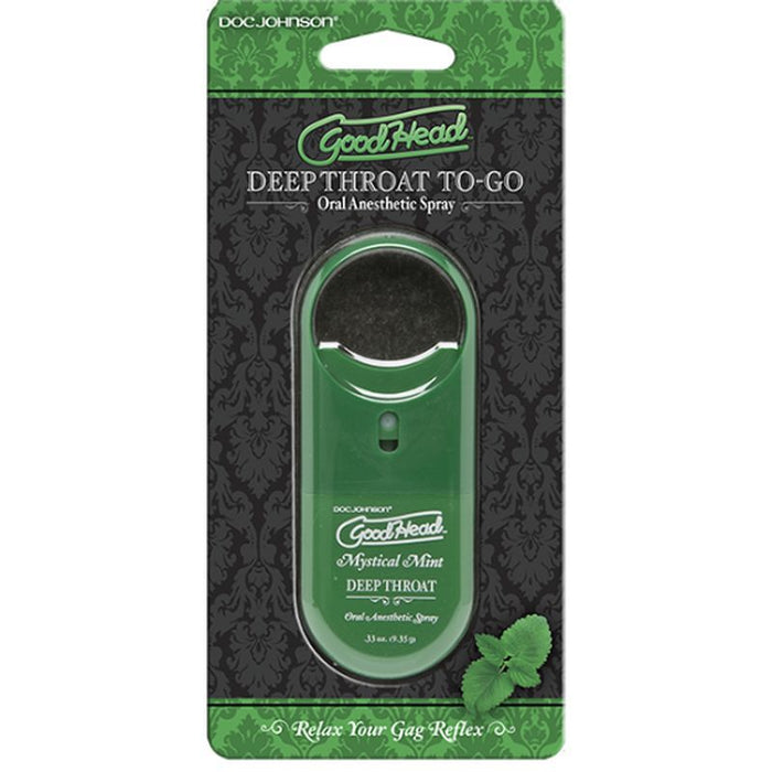 GoodHead To Go Deep Throat Spray, Mint, 9ml