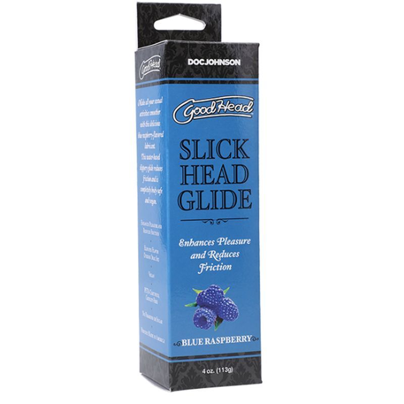 GoodHead Slick Head Glide, Blue Raspberry, 113g