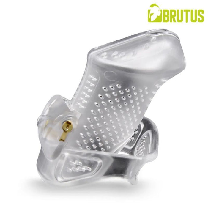 Brutus Airmesh Chastity Cage Clear