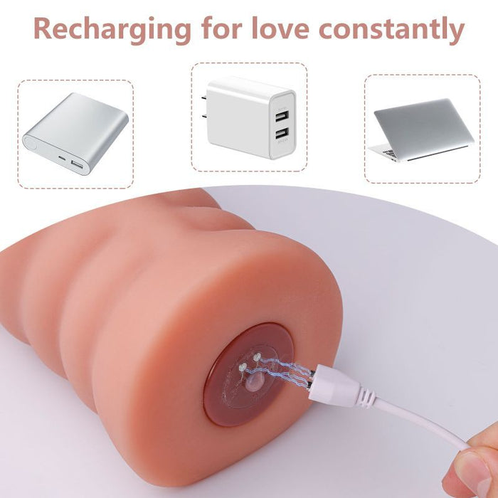 Ramar Realistic Vibrating Anal Vaginal Masturbator