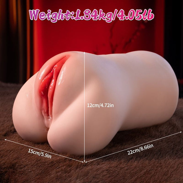 XISE Eliza App Controlled Thrusting Vibrating Realistic Vaginal Masturbator, Flesh