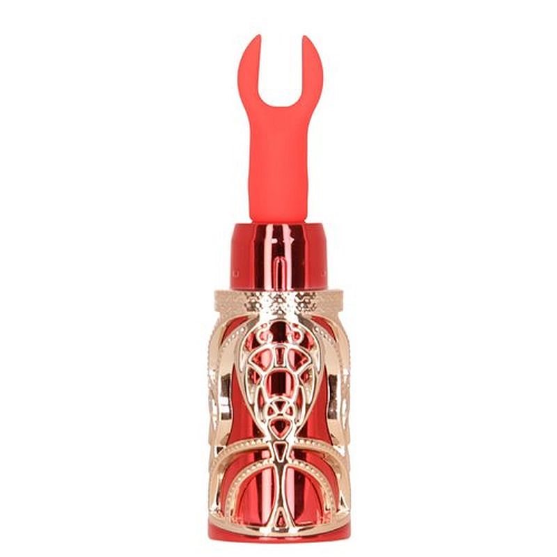 BMS Ruby Kiss 4 In 1 Lipstick Vibrator, Red