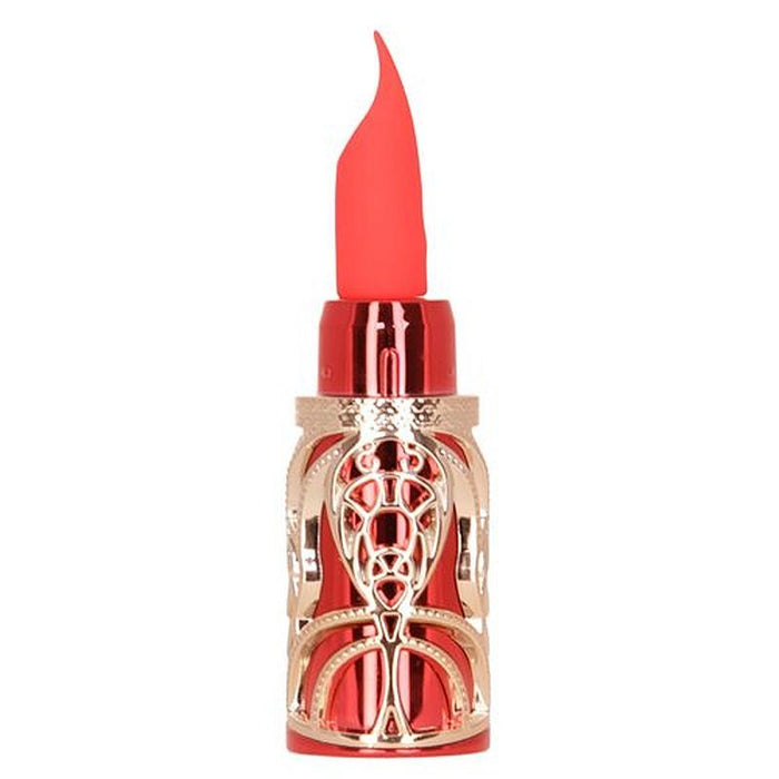 BMS Ruby Kiss 4 In 1 Lipstick Vibrator, Red