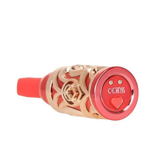 BMS Ruby Kiss 4 In 1 Lipstick Vibrator, Red