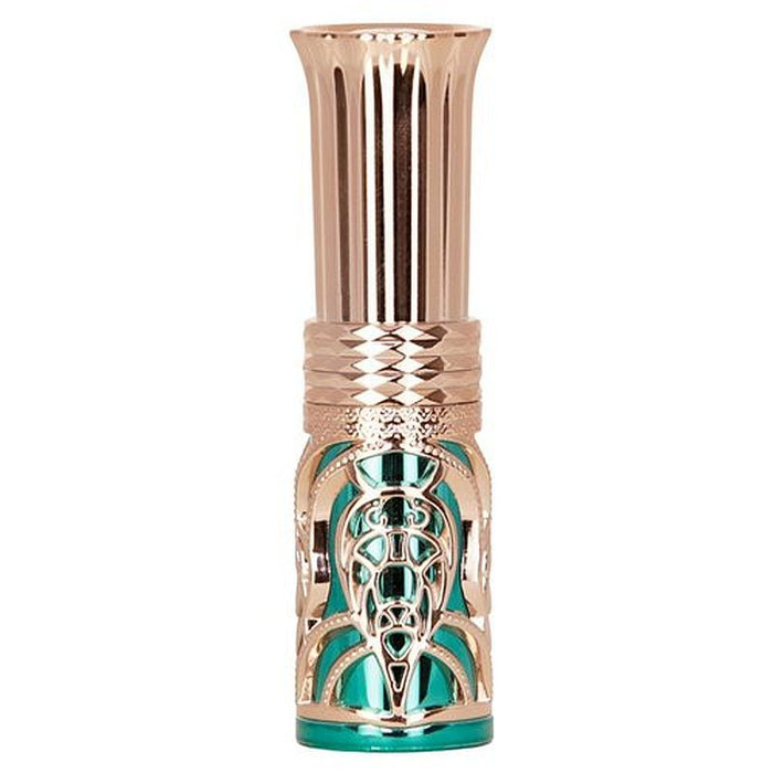 BMS Emerald Kiss 4 In 1 Lipstick Vibrator, Green/Gold