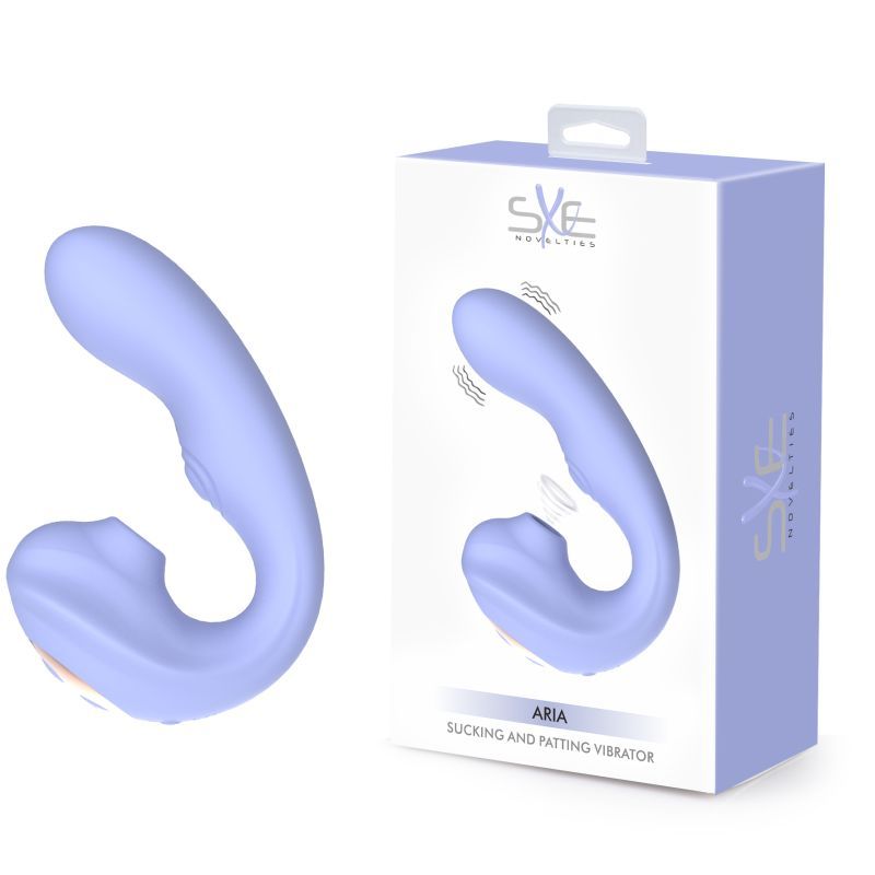 SXE Aria Air Pulse C Shaped Vibrator, Lilac