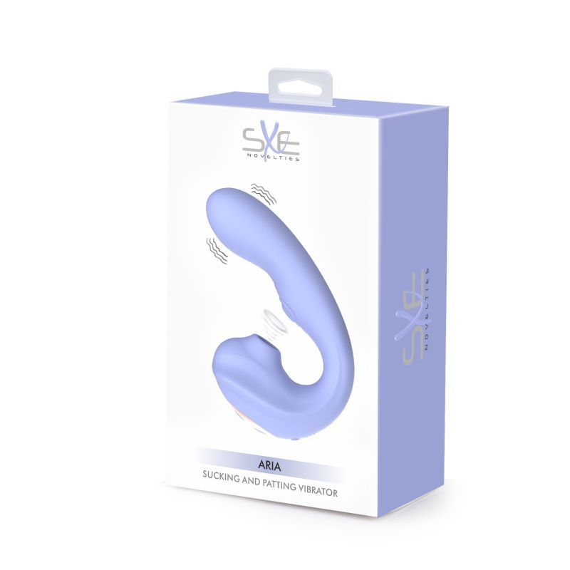 SXE Aria Air Pulse C Shaped Vibrator, Lilac