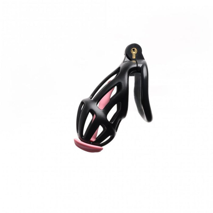 Sport Fucker Centurion Size 2 Cock Cage with Pussification Plug, Black