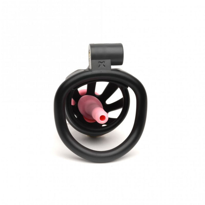 Sport Fucker Centurion Size 2 Cock Cage with Pussification Plug, Black