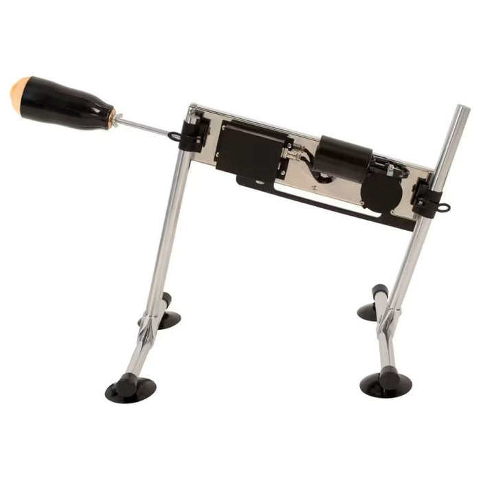 MixJoy Dual Sided Sex Machine with Attachments, Black