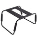 Black folding sex chair on a white background