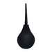 Black enema bag on a white background