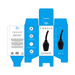 Blue packaging box for a product labeled 'cleanse' with an illustration of a black device.