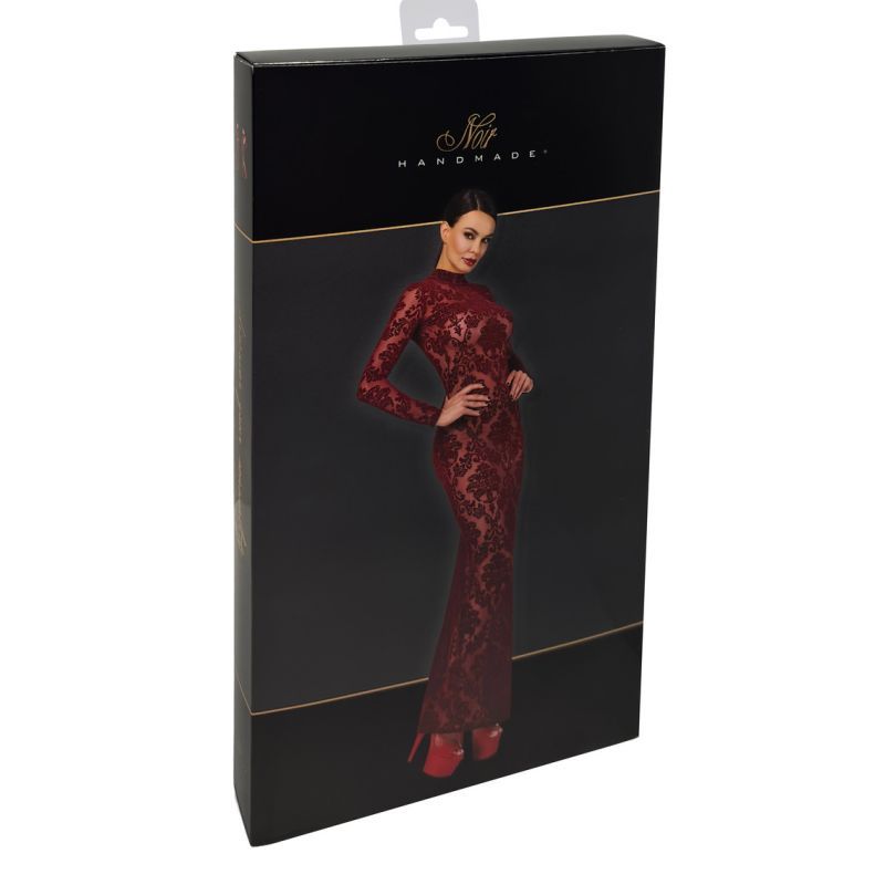 Noir Kink Royal Gown, Red, XS, S, M