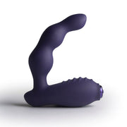 Purple silicone wand on a white background