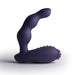 Purple silicone wand on a white background