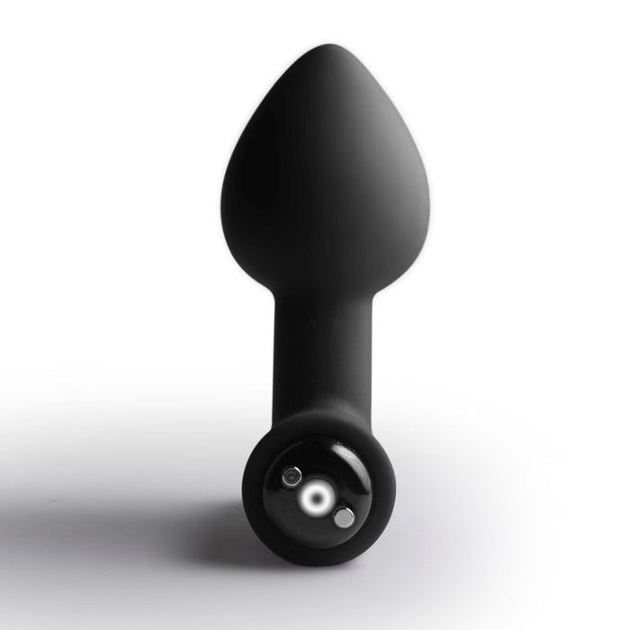 Rocks Off Nova Solaris Tapered Butt Plug Vibrator, Black