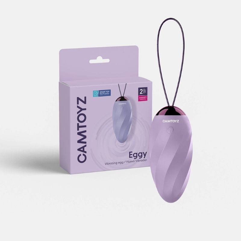 CAMTOYZ Eggy App Controlled Wearable Vibrator, Purple