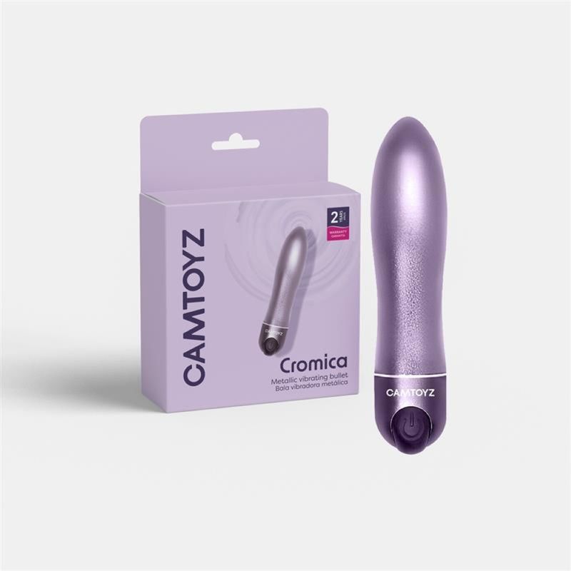 CAMTOYS Cromica Metallic Bullet Vibrator, Purple