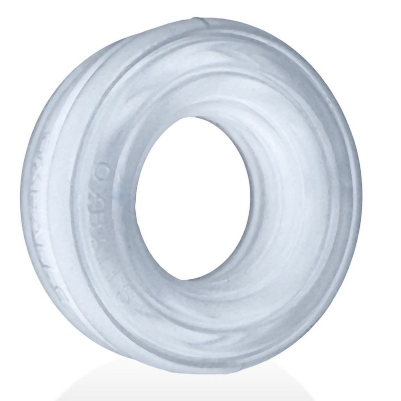 Roto Grooved Gripper clear ribbed Plus+ silicone cock ring