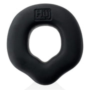 Black Fit Grips Ergo Cock Ring front view