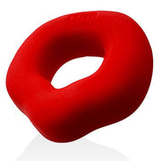 Red Fit Grips Ergo Cock Ring front view