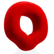 Red Fit Grips Ergo Cock Ring angled view