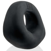 Fit Bulge black hung-style cock ring with extra-thick padded base
