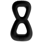 Boomerang black dual-ring ball stretcher viewed from an angled perspective