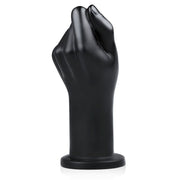 Black BUTTR FistCorps Huge XL Fist Dildo with realistic sculpted fist design and suction cup base.