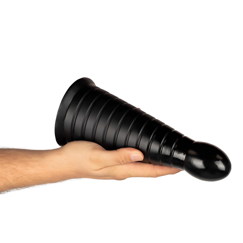 BUTTR Devil Dog XXL Butt Plug 10in (26cm) – Ribbed Suction Base Butt Plug