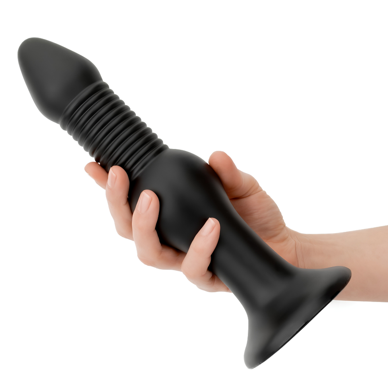 BUTTR Warhead Anal XXL Dildo 10in (25cm) – Ribbed Suction Base Dildo