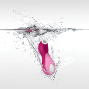 Satisfyer Pro Penguin pink waterproof pressure wave stimulator in water