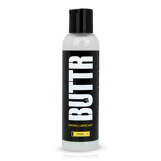 BUTTR White Cum Lubricant 150 ml bottle with black cap