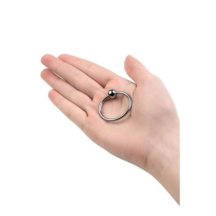 Metal Beaded Erection Ring, 3cm, Silver