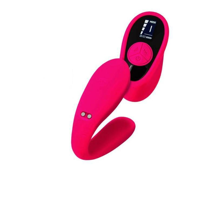 eroTeq Couples Vibrator Dual Motor with Remote, Pink