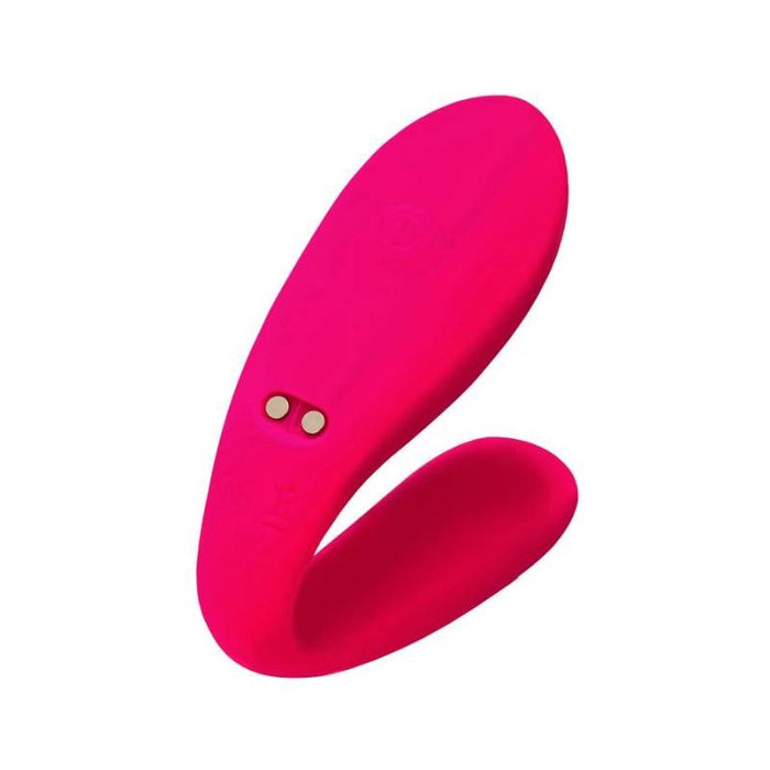 eroTeq Couples Vibrator Dual Motor with Remote, Pink