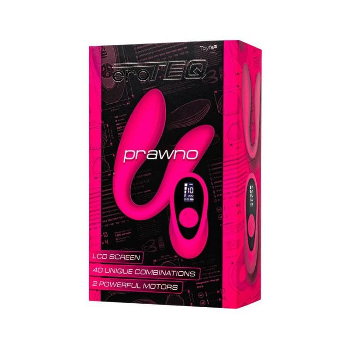 eroTeq Couples Vibrator Dual Motor with Remote, Pink