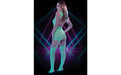 Lapdance Glow In The Dark Bodystocking, Green, One Size